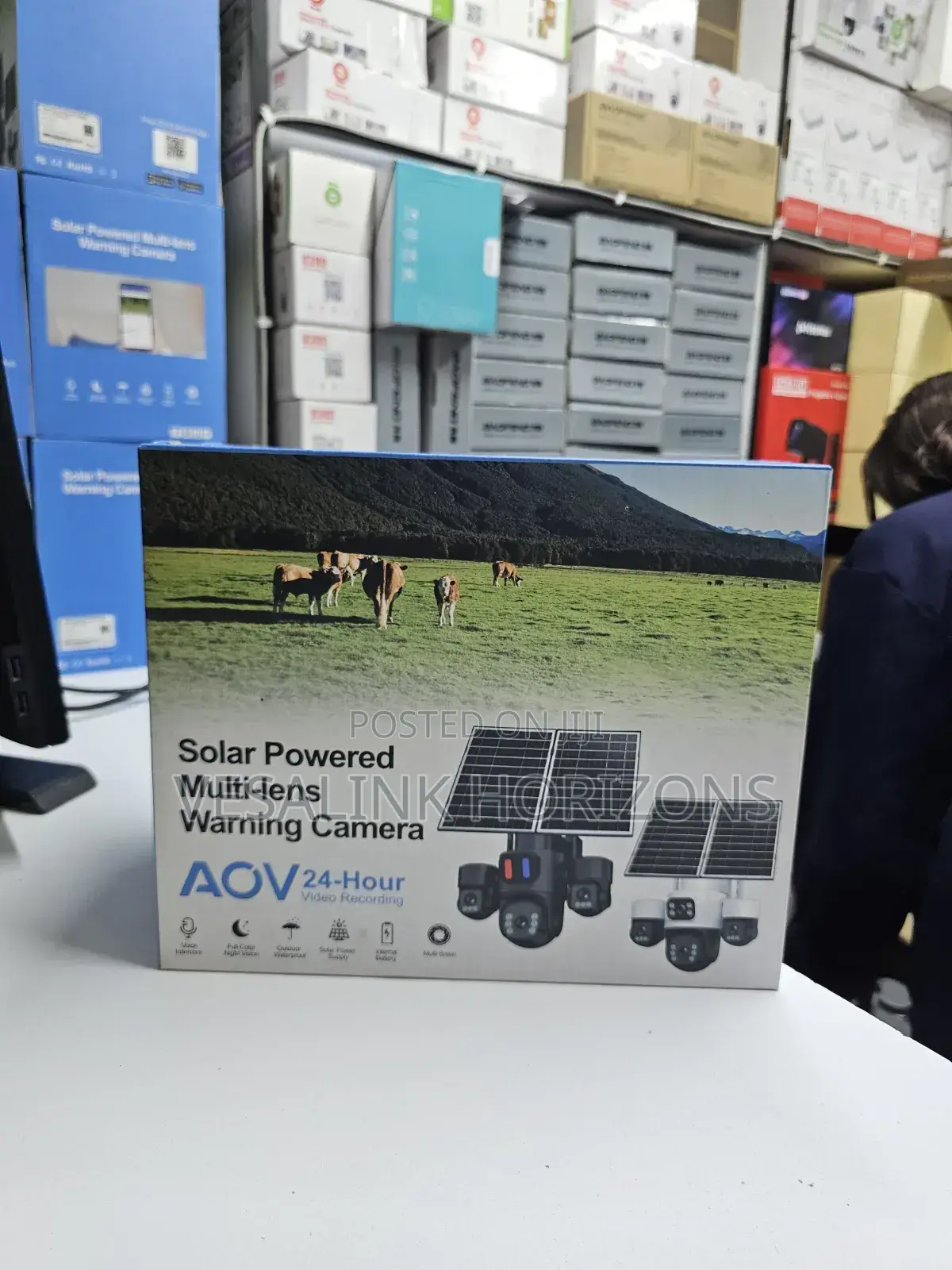 Aov Hd Solar Powered Multi Lens Camera