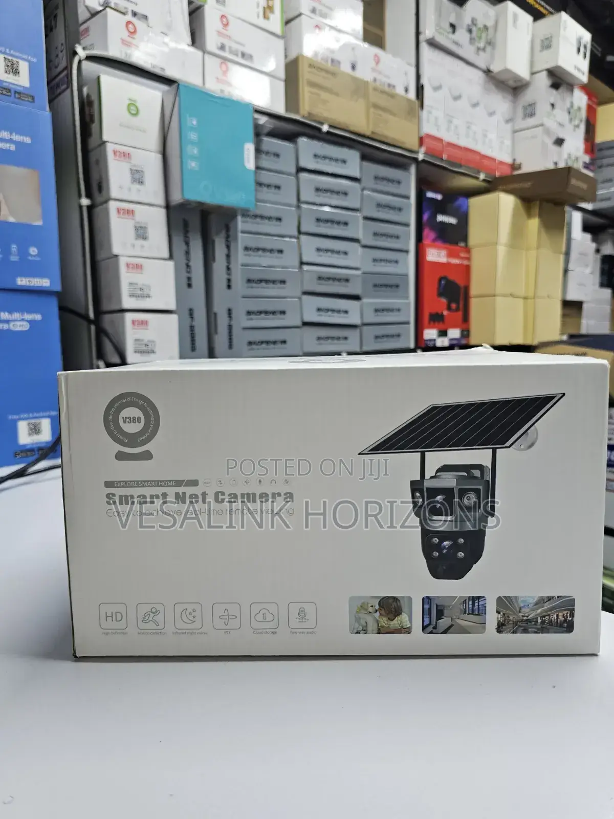 Solar Camera V380 Tripple Lens Wifi