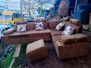 An L-Shaped 6 Sitter Sofa