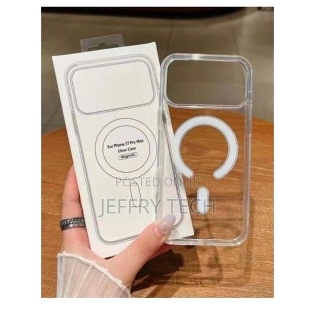 Clear Magsafe Support Wireless Charging for iPhone 17 Pro Max - thumbnail 2
