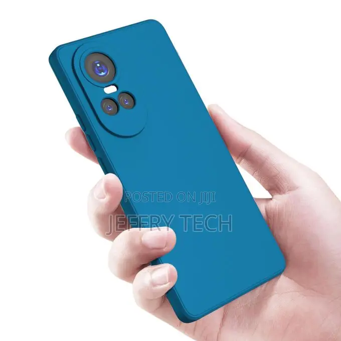 Oppo Reno 10 Silicone Case Cover - Blue, Shockproof, Ultra-Thin