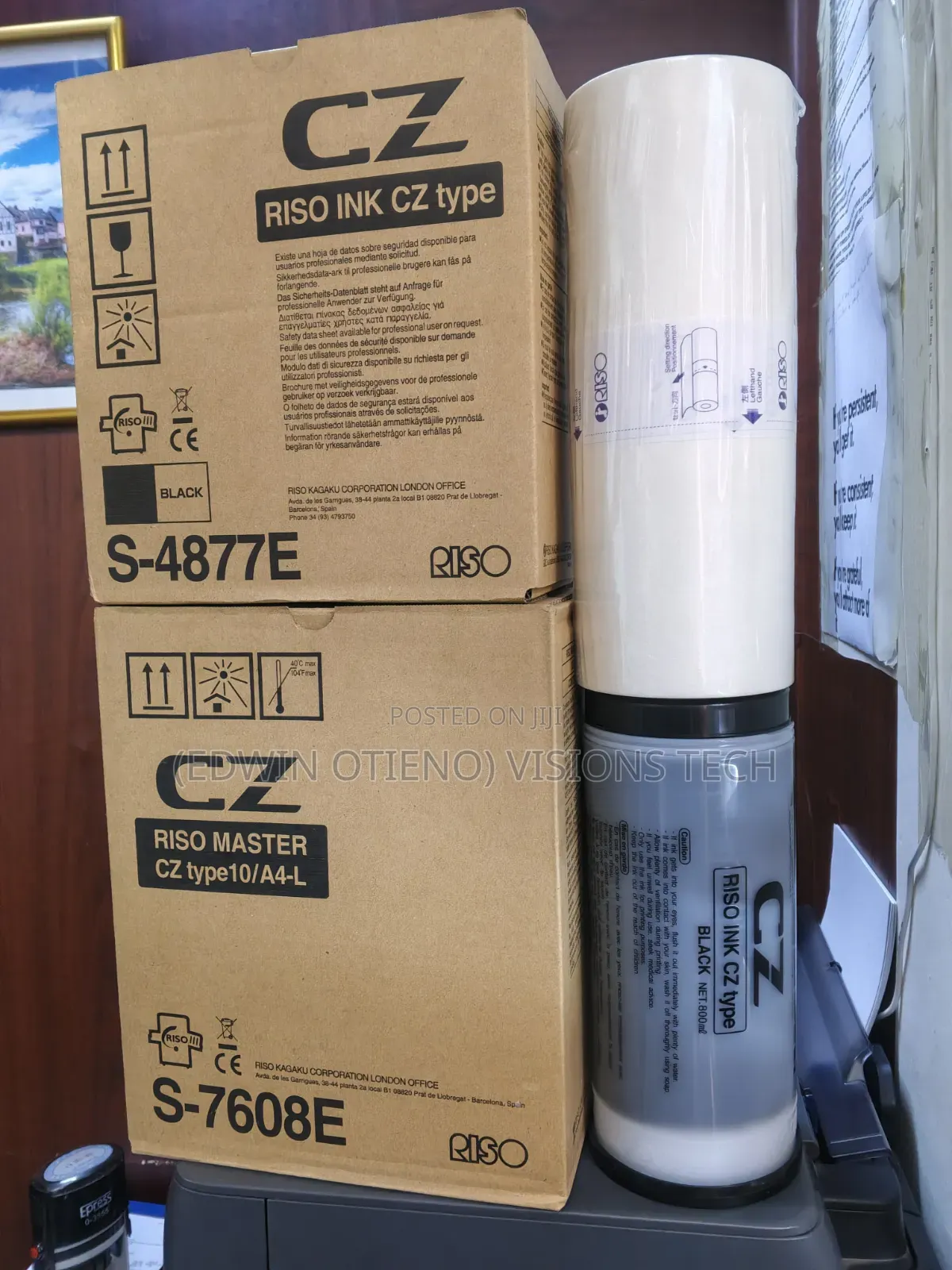 Riso Cz100 Original Quality Ink
