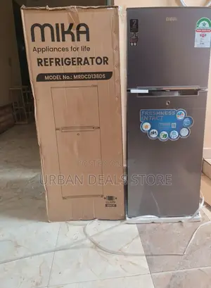Mika 138 Litres Double Door Refrigerator