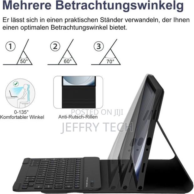 Keyboard Case for Samsung Galaxy Tab A9 Plus 11 Inch -Thin Removable - thumbnail 2