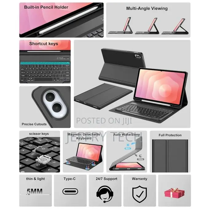 Keyboard Case for Samsung Galaxy Tab S11 5g 11 Inch -Thin Keyboard