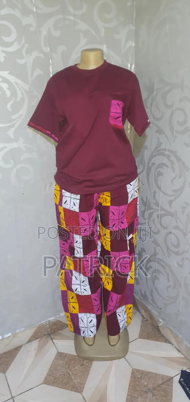 Ankara Tshirt and Palazzo