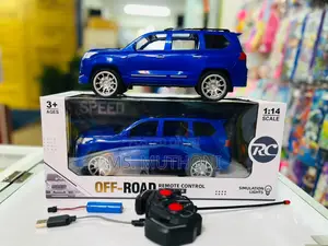 Remote Control Toyota Land Cruiser Prado Toy Vehicle in Blue