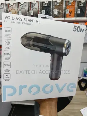 The Proove Void Assistant V1 Cordless Car Vacuum Cleaner in Black.