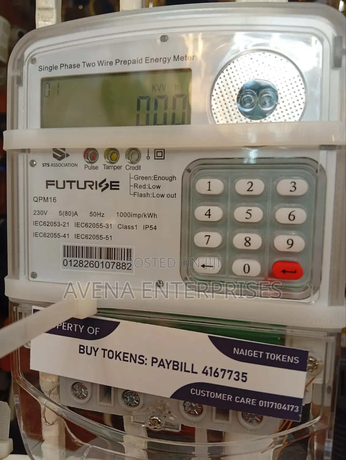 Prepaid KPLC Token Meter