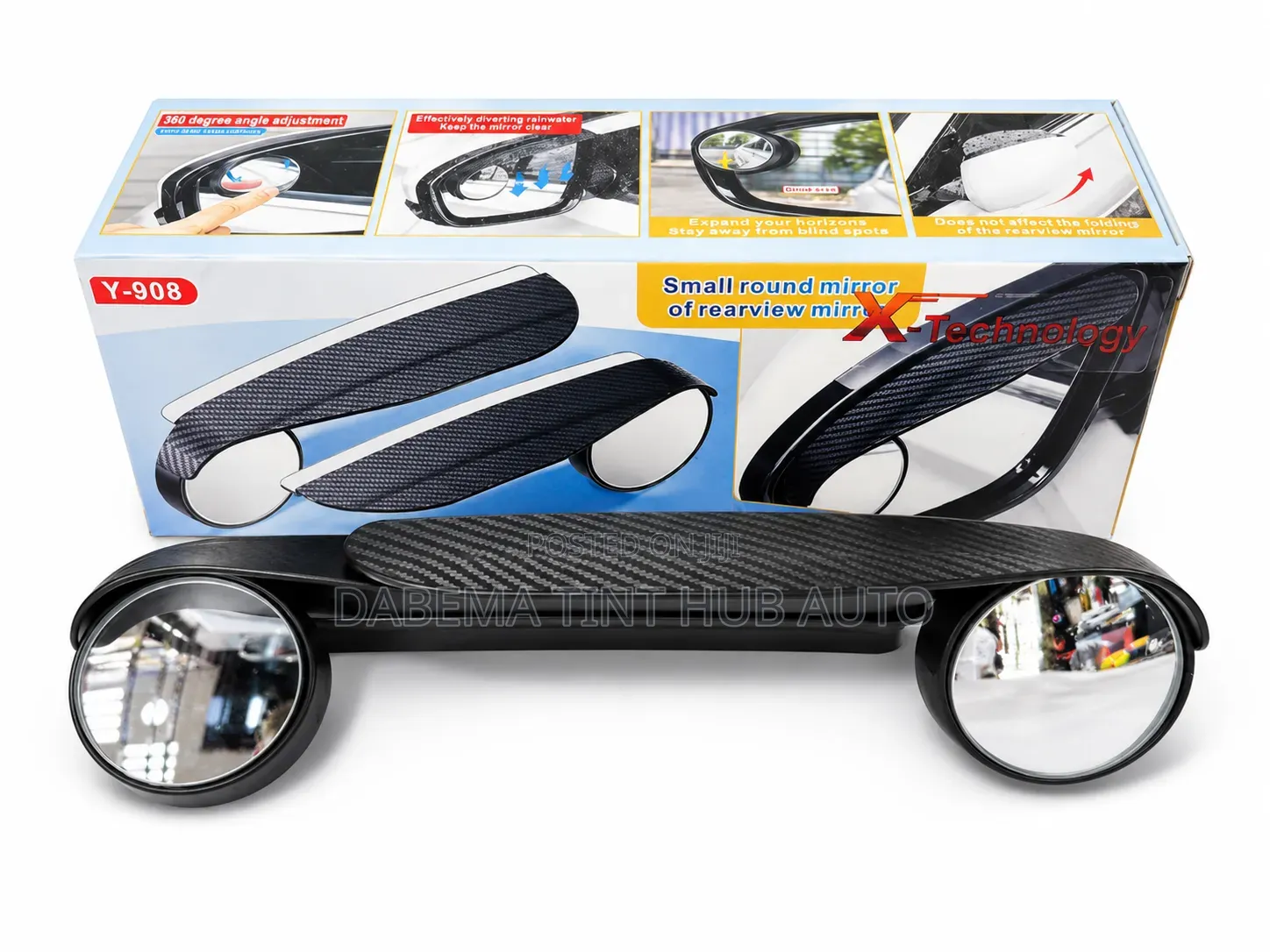 Small Round Rear View Mirror