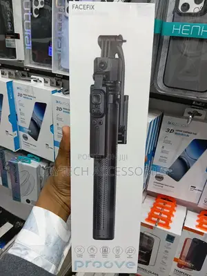 The Proove Facefix Ai Smart Tracking Selfie Stick Tripod - Black