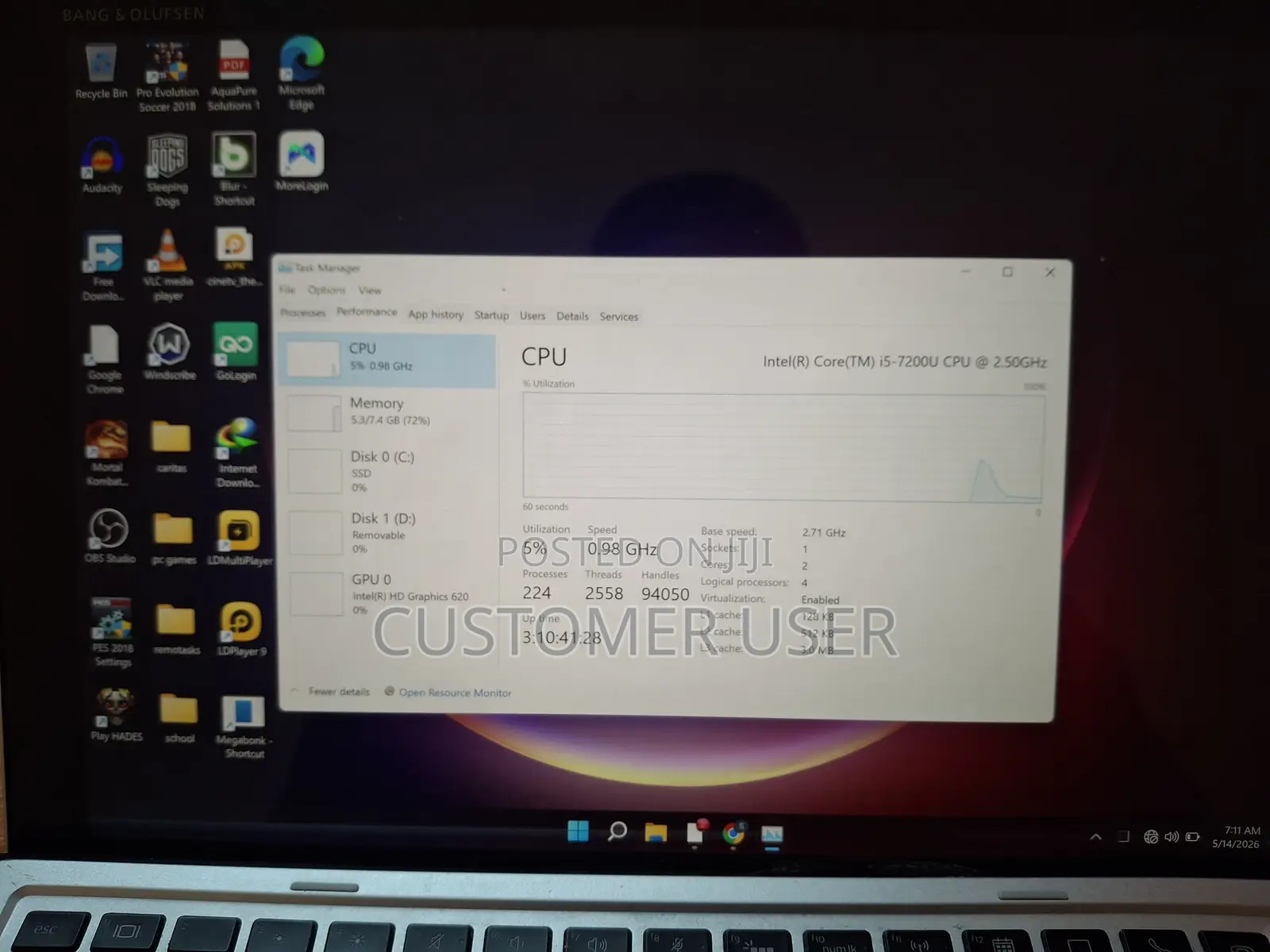 Laptop HP Elite X2 1012 G2 8GB Intel Core i5 SSD 256GB