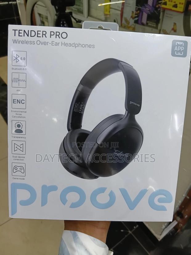 The Proove Tender Pro Wireless Over-Ear Headset - Black