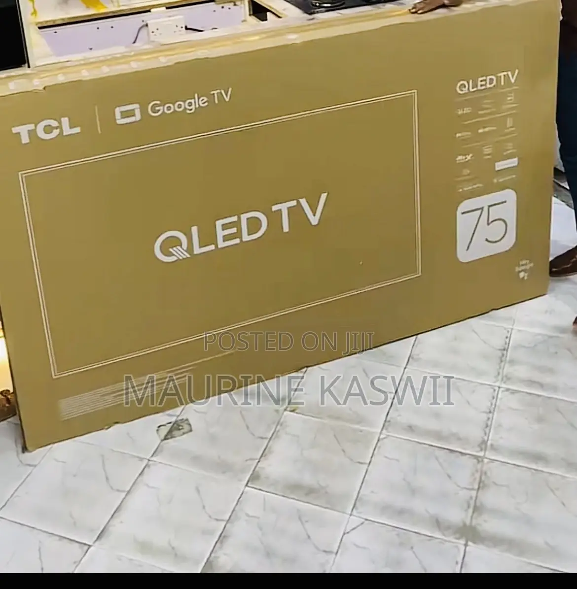 TCL 75” Qled Google Tv 75t6d