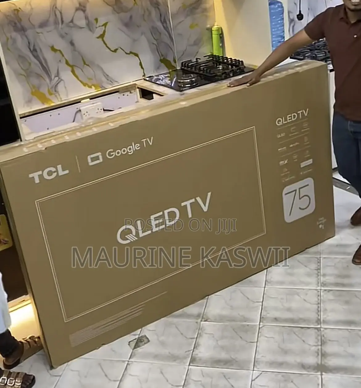 TCL 75” Qled Google Tv 75t6d