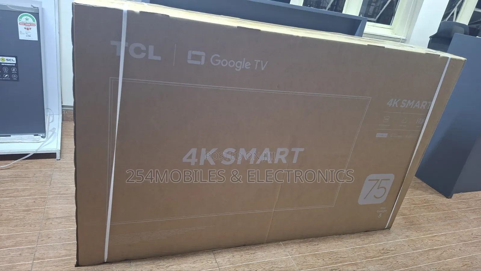 TCL 75 Inch Uhd Smart Google TV 75v6d - Hdr10, Wi-Fi, Google
