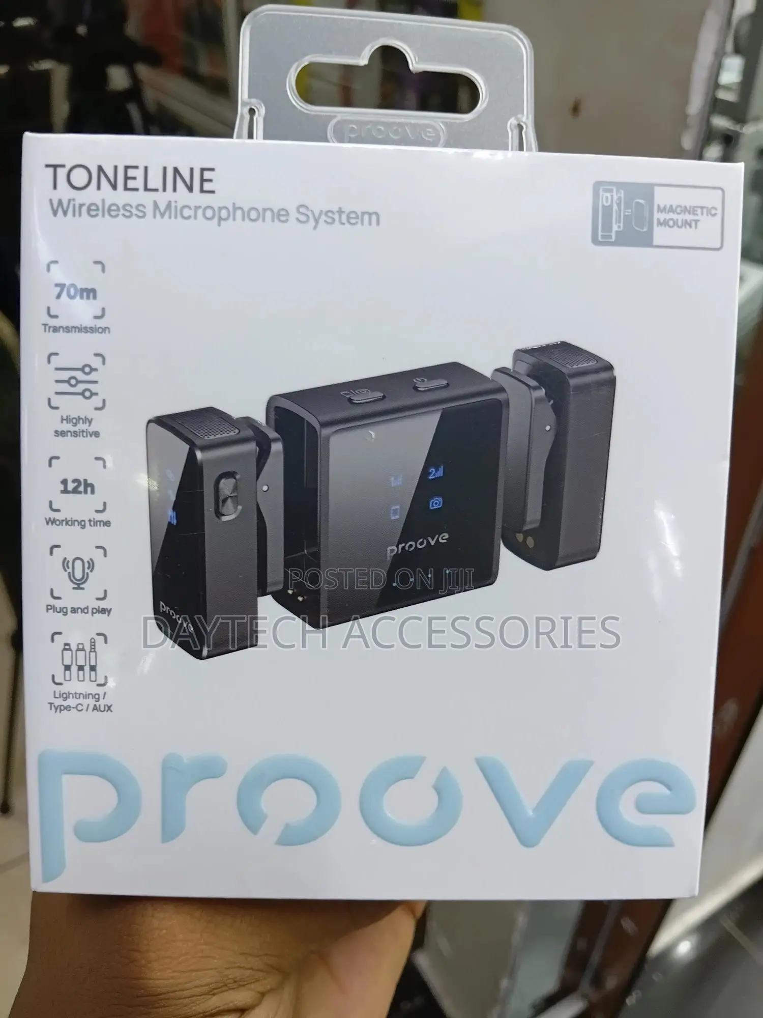 Wireless Microphone System Proove Toneline - Black