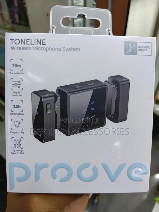 The Proove Toneline Wireless Lavalier Microphone in Black - thumbnail 3