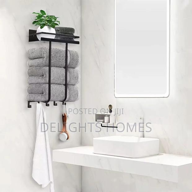 Wall Mounted Towel Rack-Ca - thumbnail 2