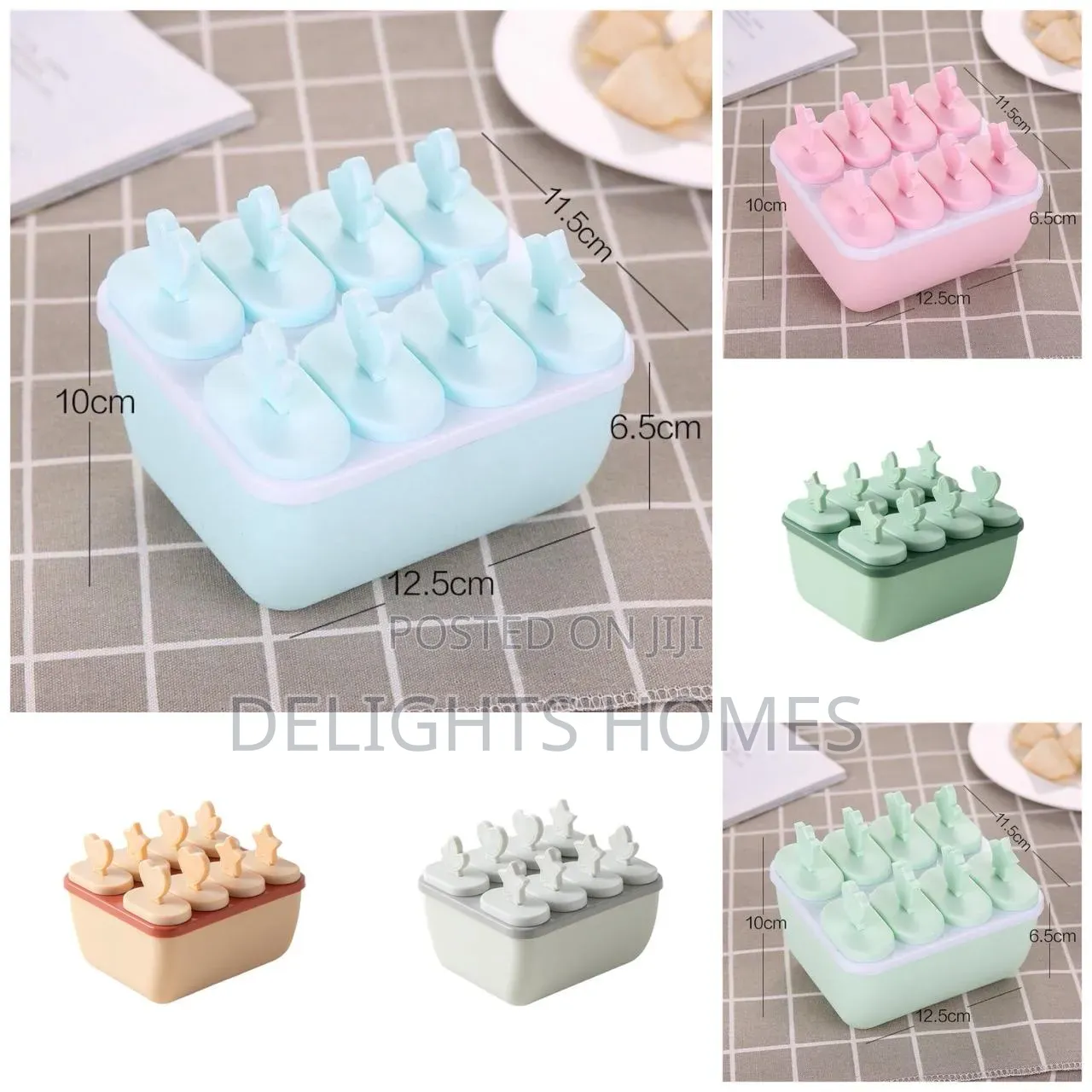 Popsicle Molds 8 Grid-Ca