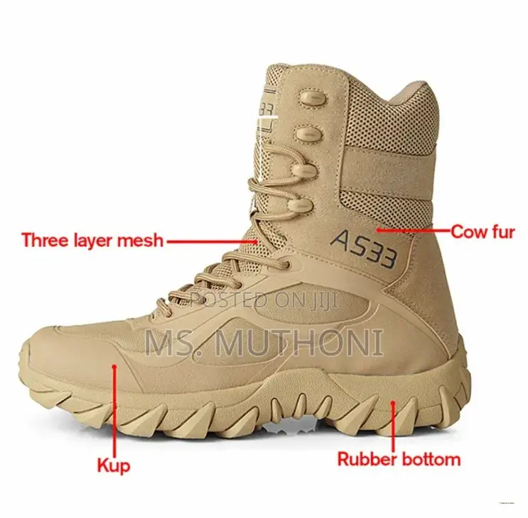 High Ankle A533 Tactical Boots Size 40-45