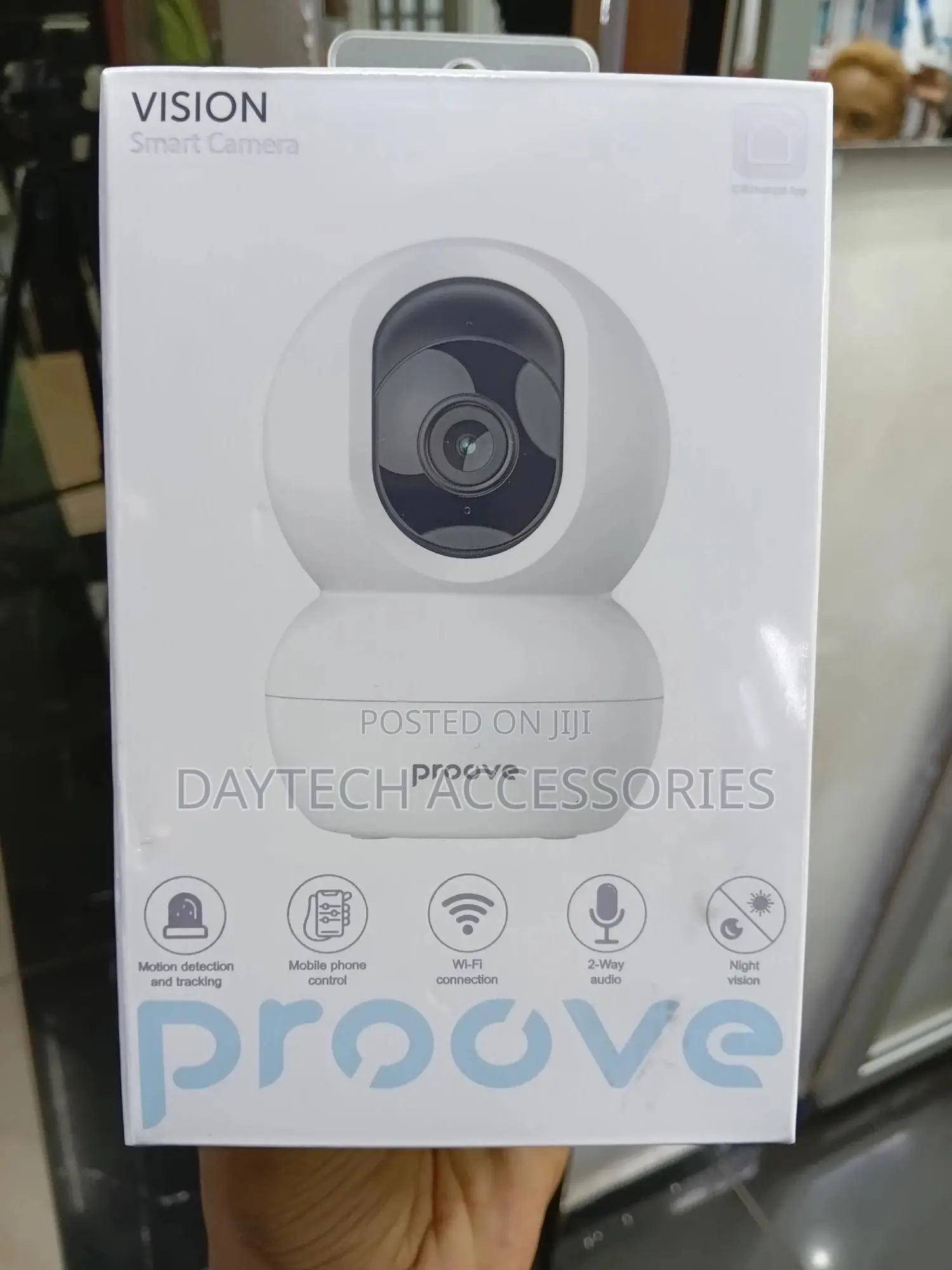This Is a Proove Vision Smart Camera in White.