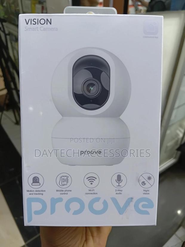 This Is a Proove Vision Smart Camera in White. - main view
