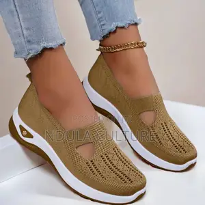 Lightweight Ladies Fashion Mesh Slip-Ons