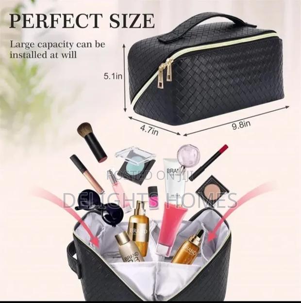 Plaid Make Up Bag-Ca - thumbnail 2