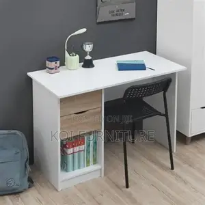 Office Desks; 1.2 Meters Home Office Study Desk With Lockable Drawwers