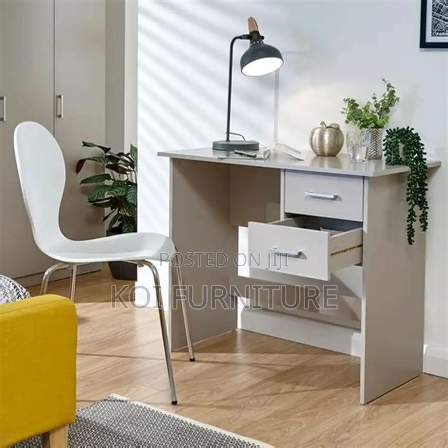 Office Desks; 1.2 Meters Home Office Study Desk With Lockable Drawwers