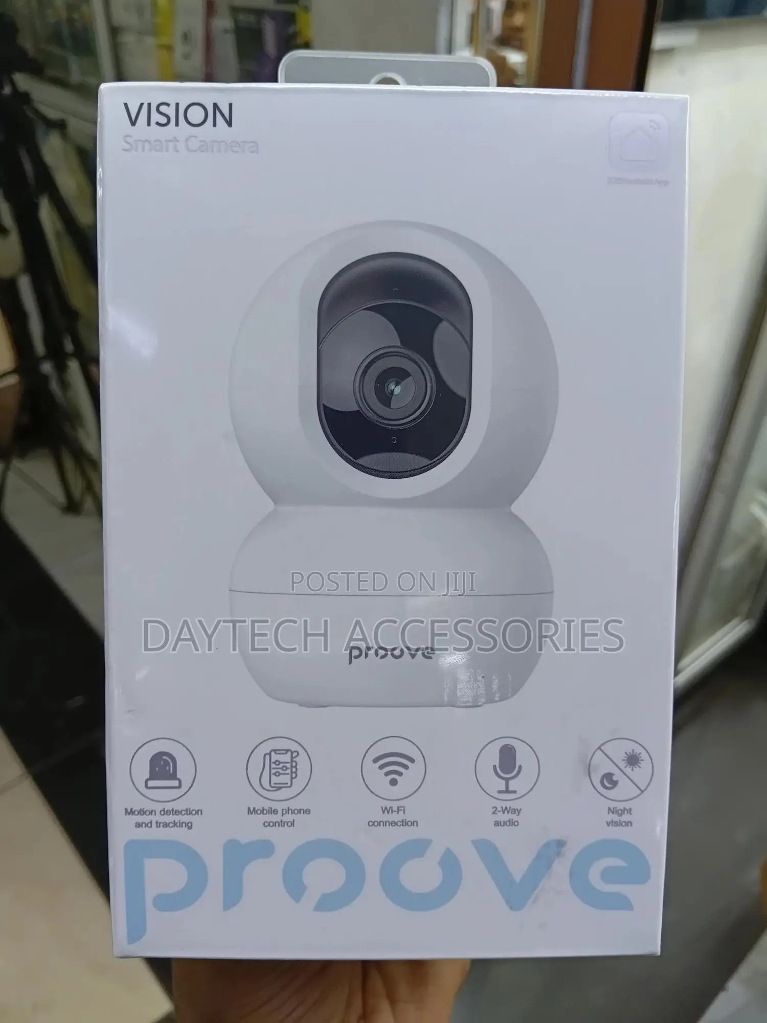 This Is a Proove Vision Smart Camera in White.