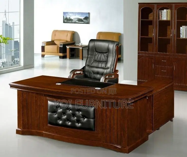 Office Desk; 1.8 Meters Exceutive Mahogany Office Desk