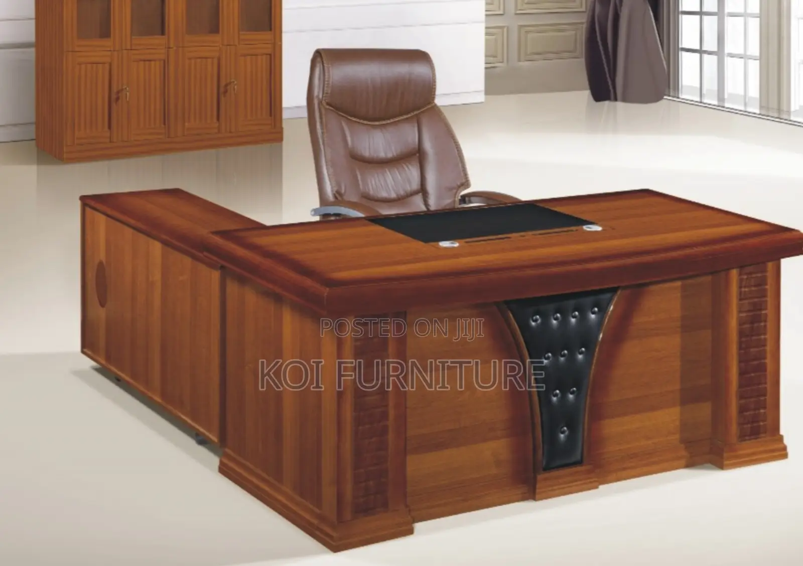 Office Desk; 1.8 Meters Exceutive Mahogany Office Desk