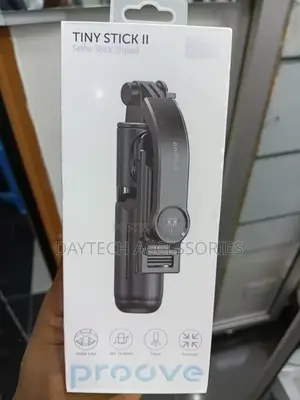 This Is a Proove Tiny Stick Ii Selfie Stick Tripod in Black.