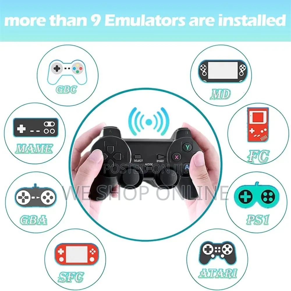 15,000 Game Console With Wireless Controller