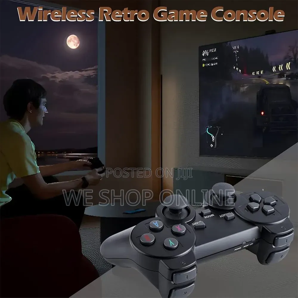 15,000 Game Console With Wireless Controller