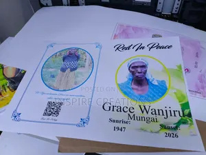Eulogy Programs Printing Services in Nairobi