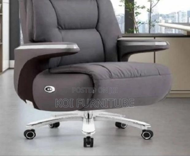 Office Chairs; Leather Recliner Executive Office Chairs - thumbnail 3