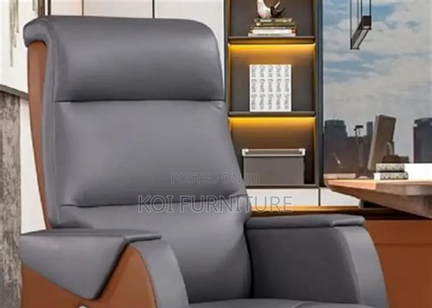 Office Chairs; Leather Recliner Executive Office Chairs - thumbnail 5