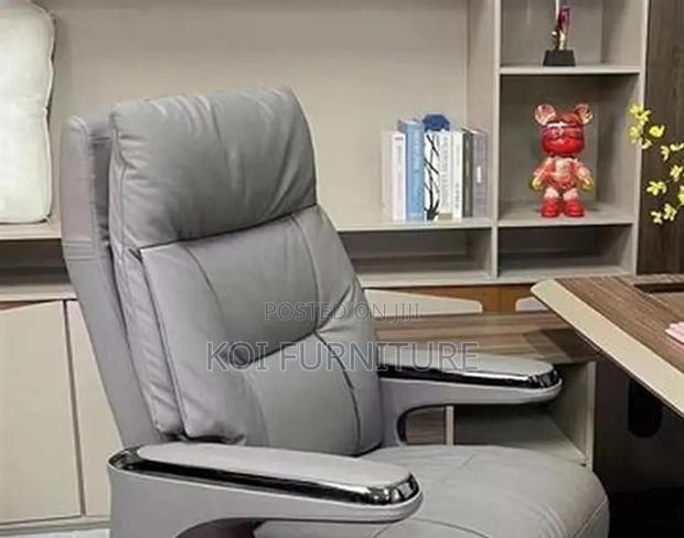 Office Chairs; Leather Recliner Executive Office Chairs - thumbnail 6