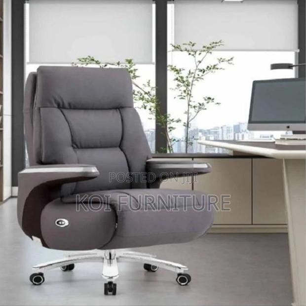 Office Chairs; Leather Recliner Executive Office Chairs - thumbnail 7