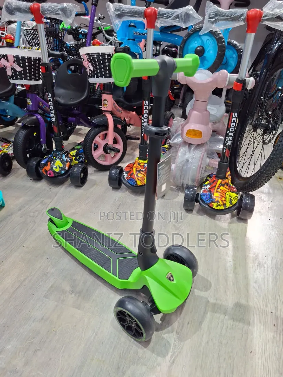 Led Wheels Kids Scooter 