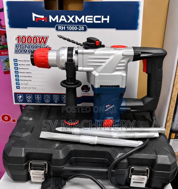 Heavy Duty 1000w 28mm Maxmech Electric Rotary Hammer