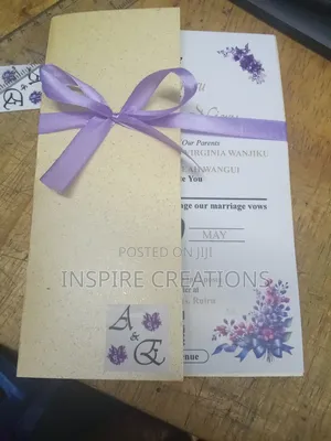 Local Wedding Cards Printing Services .In Nairobi