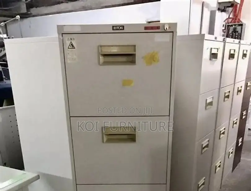 Office Cabinet; Bisley Steel Office Filing Cabinet With 4 Drawers