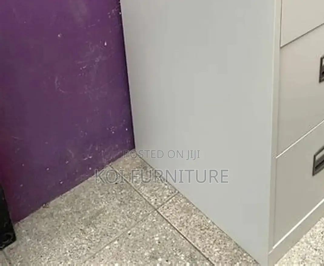 Office Cabinet; Bisley Steel Office Filing Cabinet With 4 Drawers