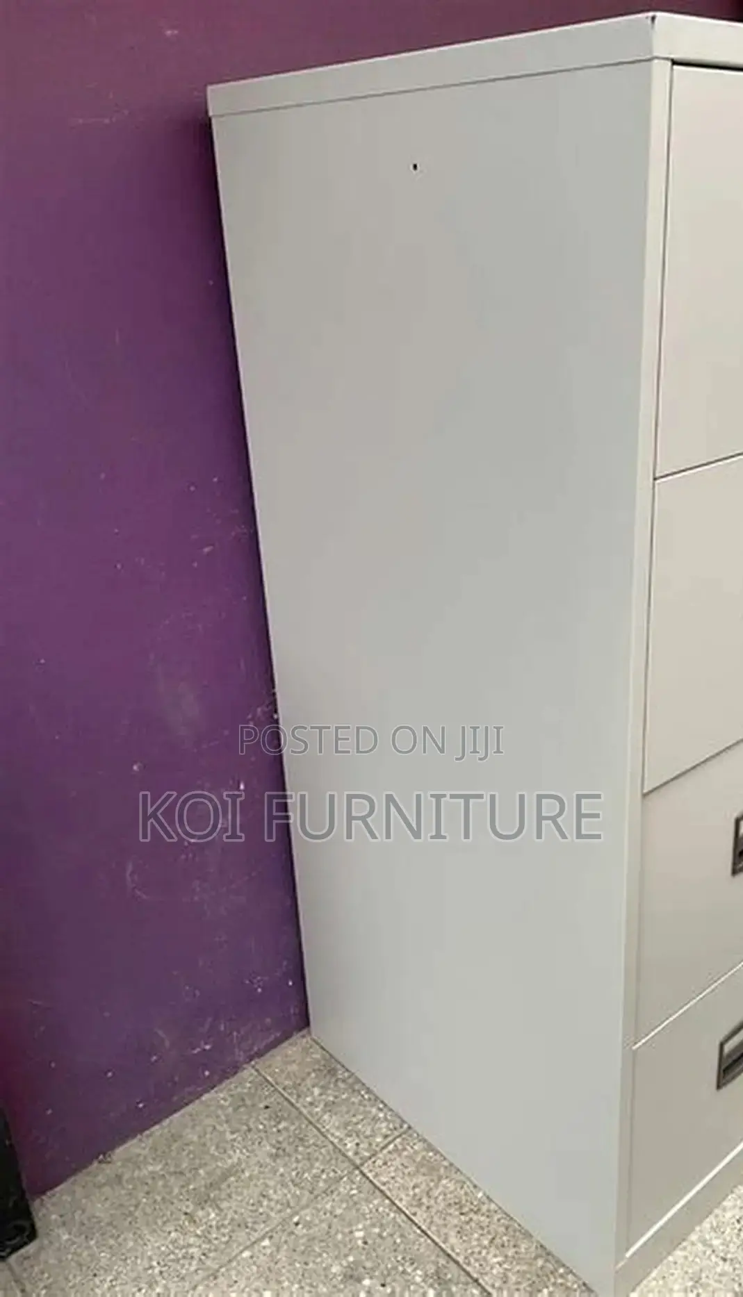 Office Cabinet; Bisley Steel Office Filing Cabinet With 4 Drawers