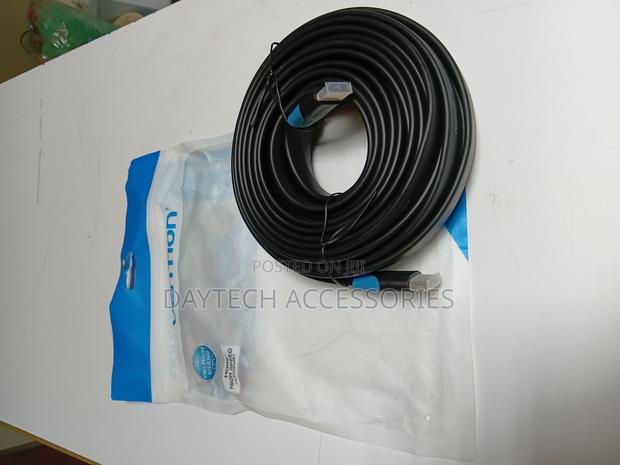 Vention Flat Hdmi Cable 10m - Black - thumbnail 2