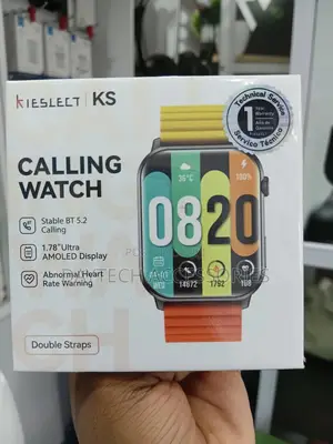This Is a Kieslect Ks Calling Watch Featuring a 1.78" Amoled Display
